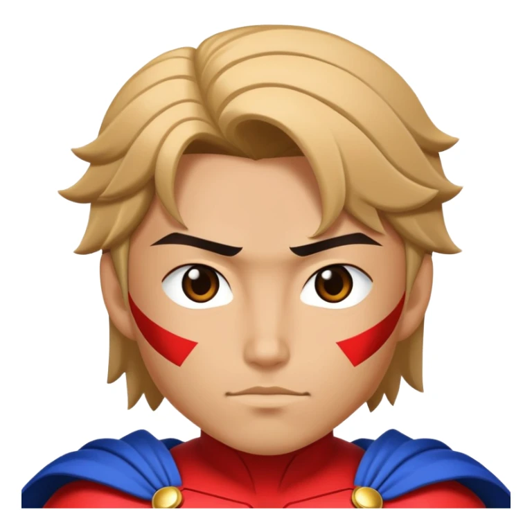 Kuniman superhero character with Japanese-inspired design sticker
