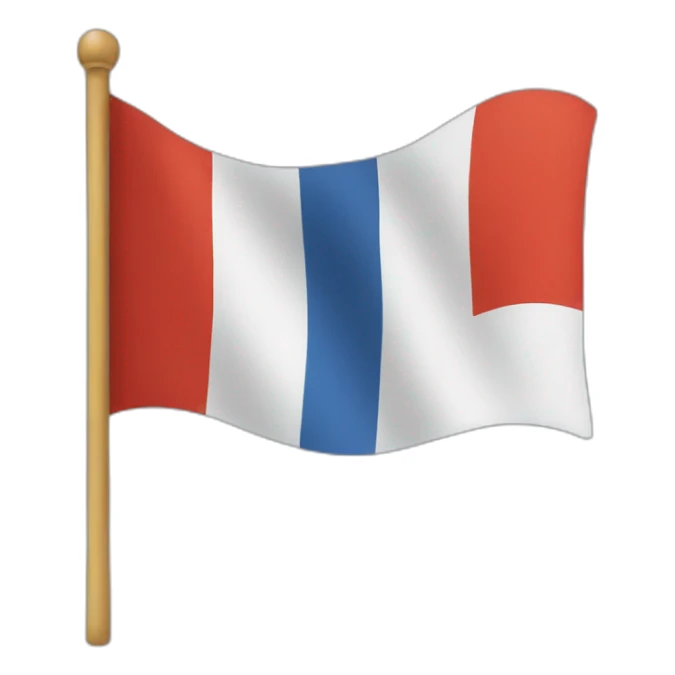 all word flag sticker