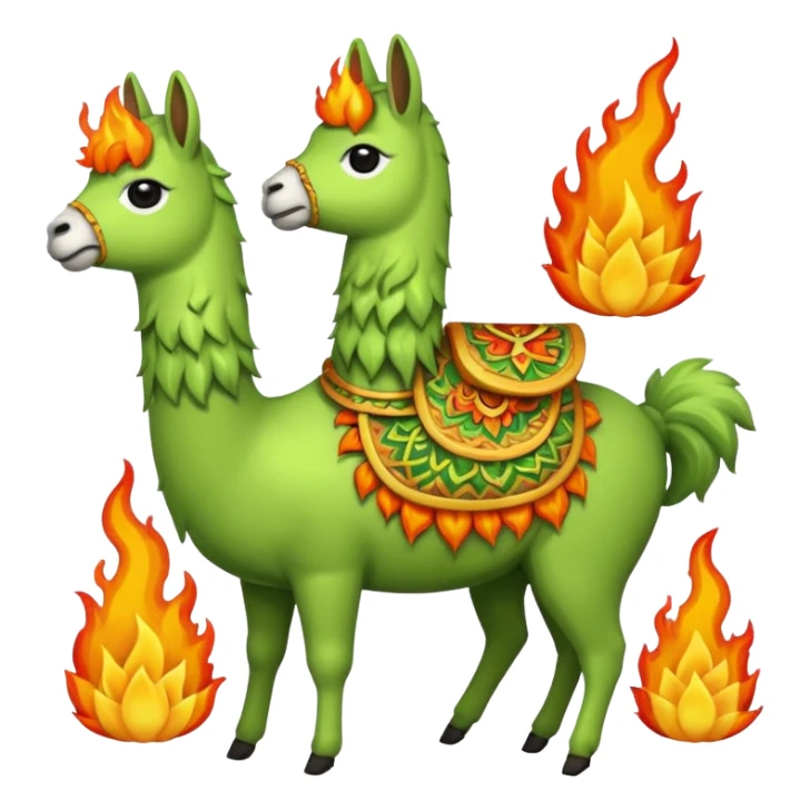 Encendedor verde con fuego sticker