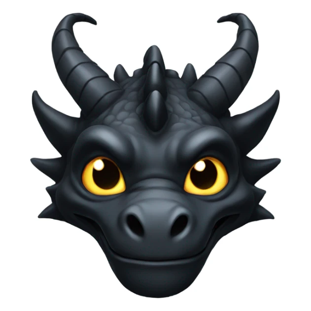 Black dragon  sticker