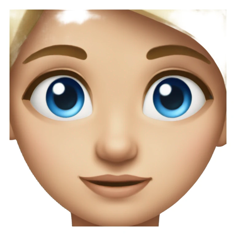 beautiful daughter, blue eyes sticker