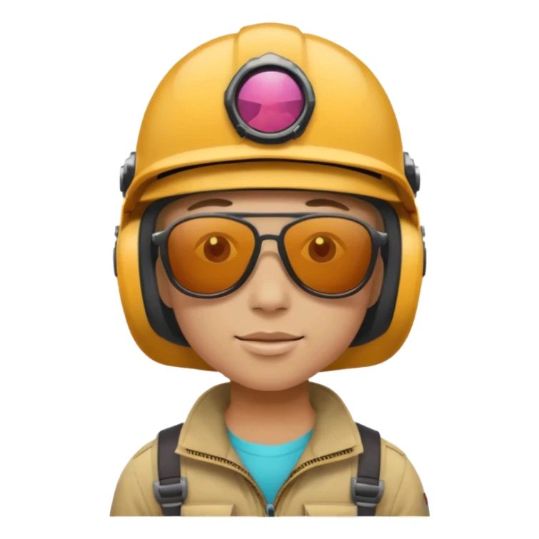 Colorful Helmeted Traveler sticker