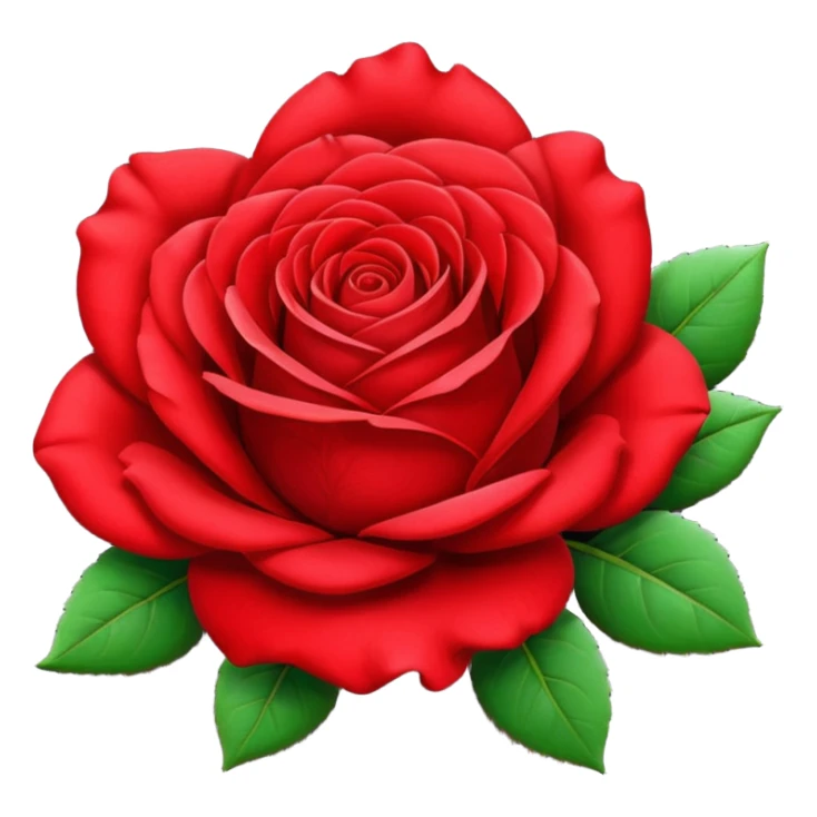 create a emoji of rose  sticker