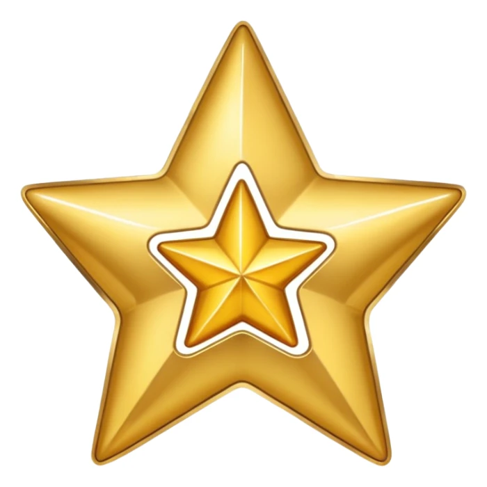 4.5 stars with the 5th star half of it filled sticker