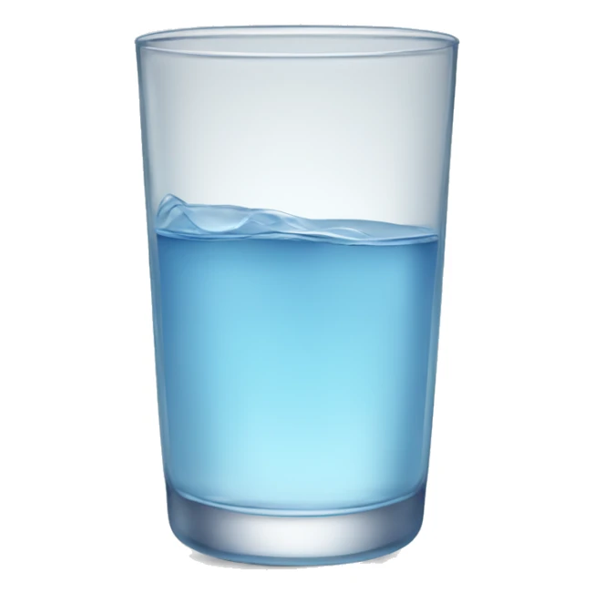 a glass of water sticker
