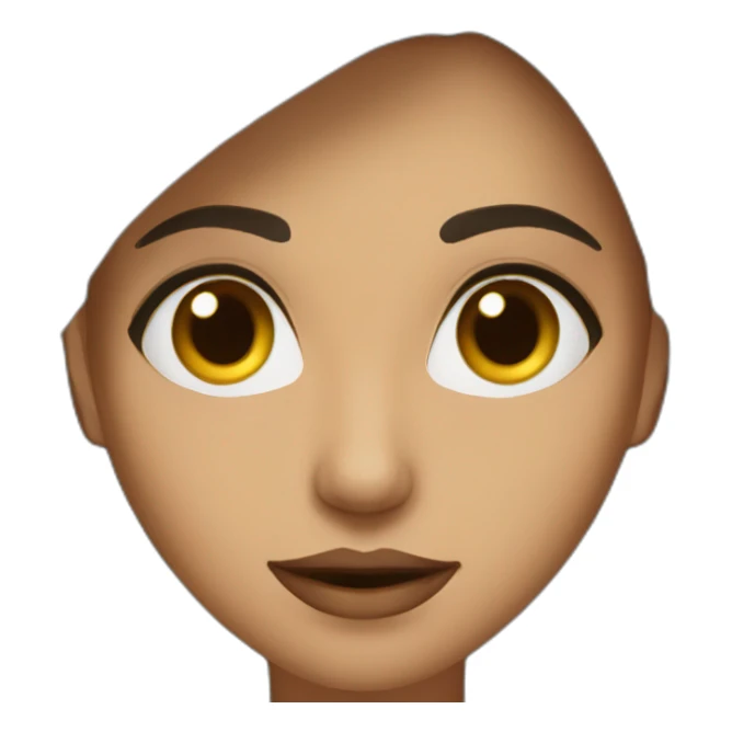 femme brune yeux noir en amande 38ans sticker