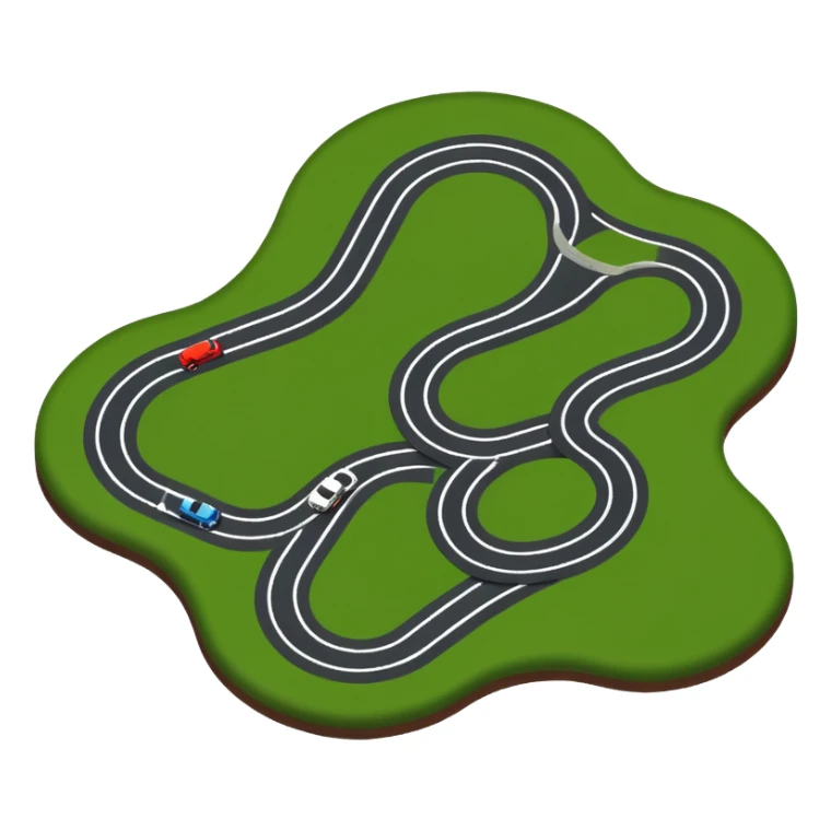 creat the nurburgring track map as a emoji sticker