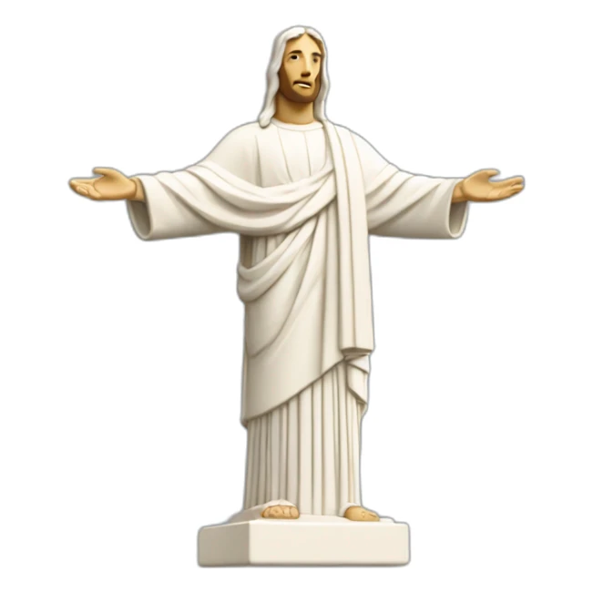 The statue of Christ the Redeemer sticker