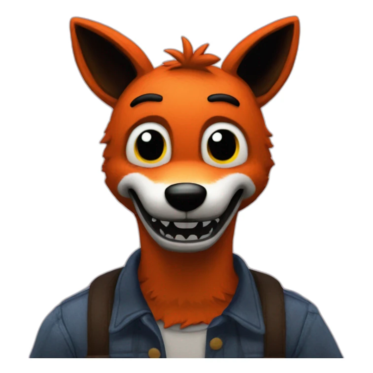 Foxy in five night at freddy's sticker