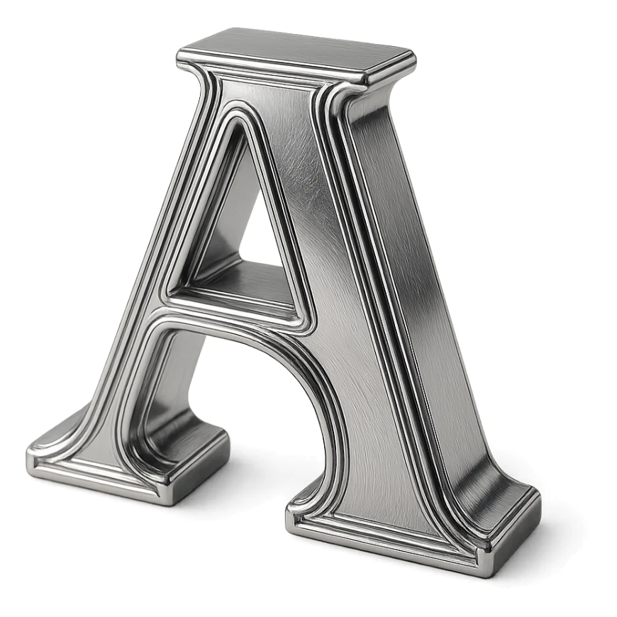 Try again in Majesty font like this, the letter spaces may be a bit wide sticker