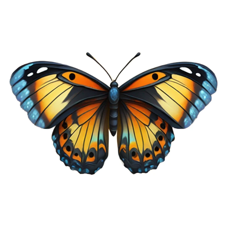 Wings of a butterfly  sticker