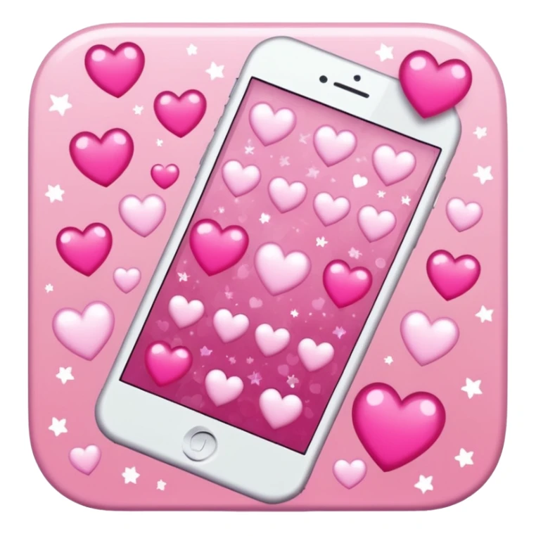 mix light pink dark pink and white girly gamer app sticker