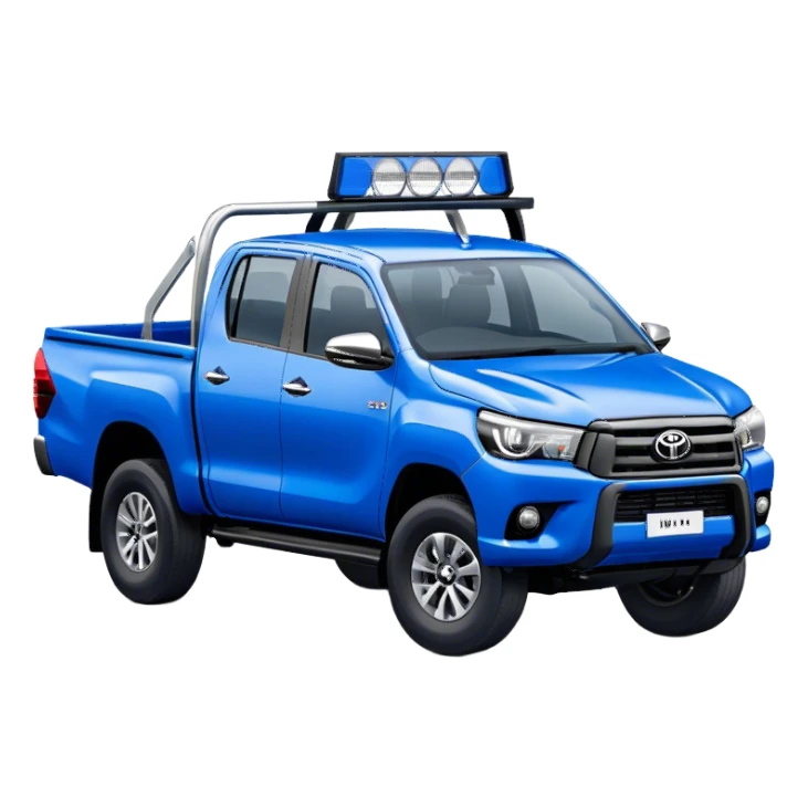 Toyota Hilux - Toyota (Model Year: 2021) (Iconic colour: Blue) sticker