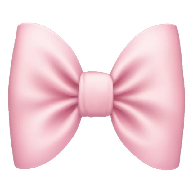 light pink bow sticker
