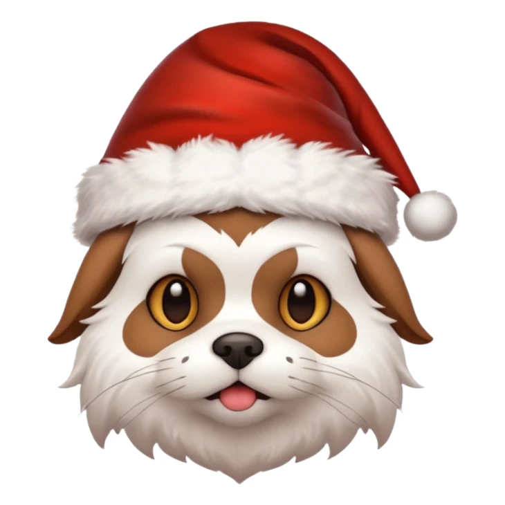 mogwai with a santa hat sticker