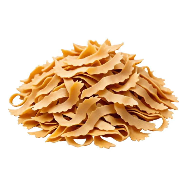 Katsuobushi bonito flakes, dried fermented fish shavings, thin curly strips, golden brown color, dancing flakes, Japanese style, food ingredient icon sticker