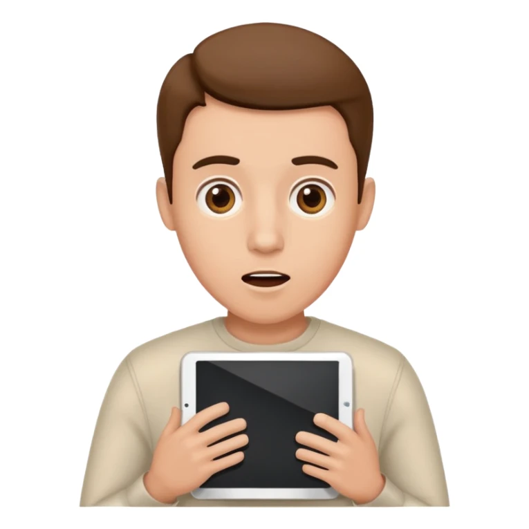 un monsieur fou sur ça tablette sticker