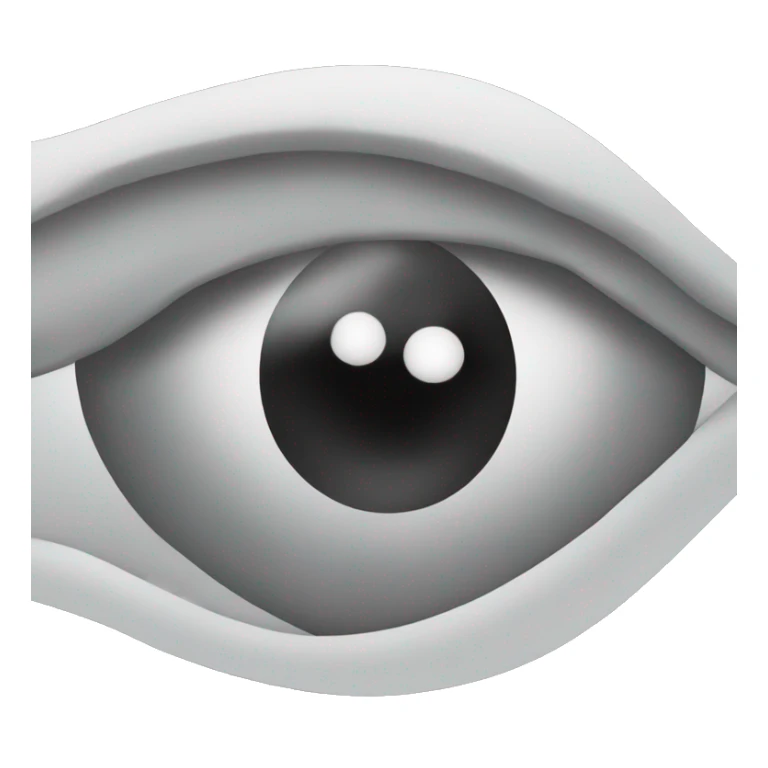 the outline of an eye but crossed thr sticker