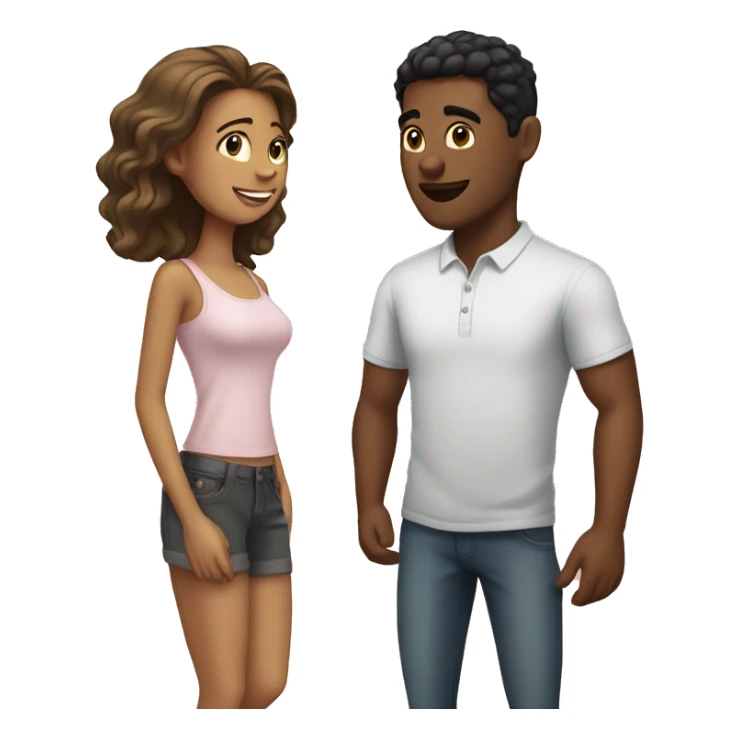 Boyfriend and girlfriend  sticker