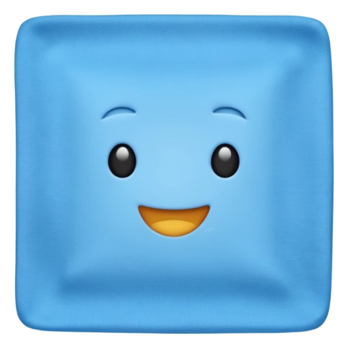 a square of fabric  sticker