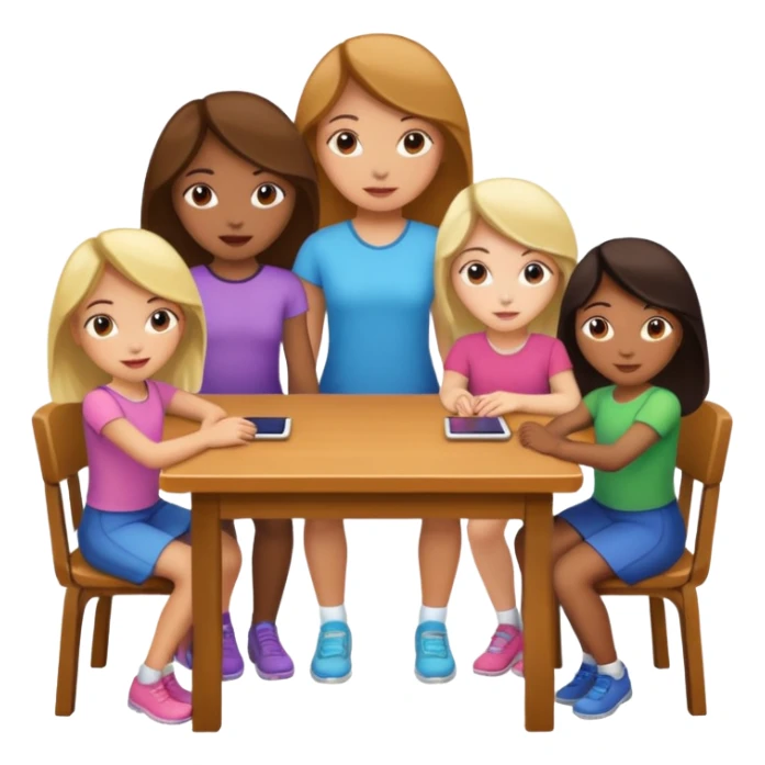 books club girls only under the table  sticker
