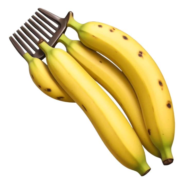 A comb of bananas sticker