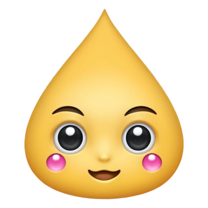 kawaii pincel con ojos sticker