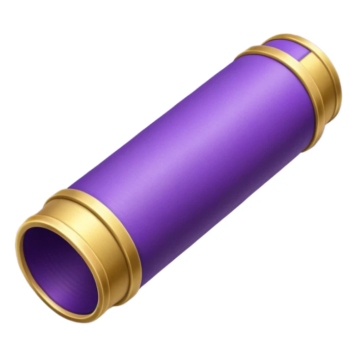 violet university diploma tube sticker