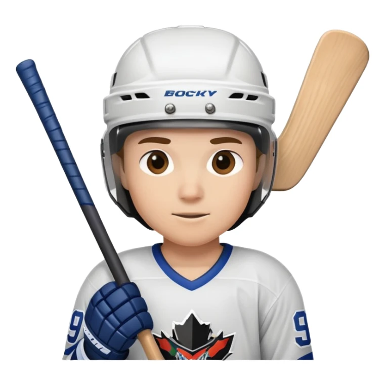 Jugador de hockey  sticker