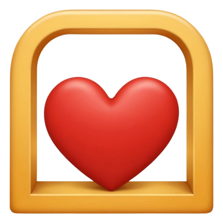 Cœur pas remplie à l’intérieur  sticker