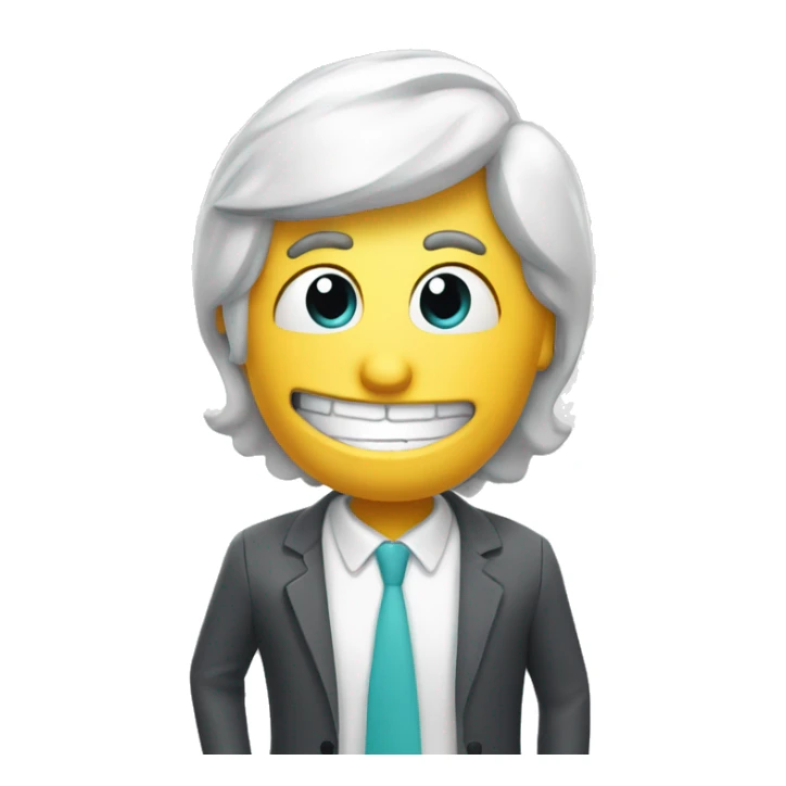 Roger is a character like clippy, the best dentist software saas crm  sticker