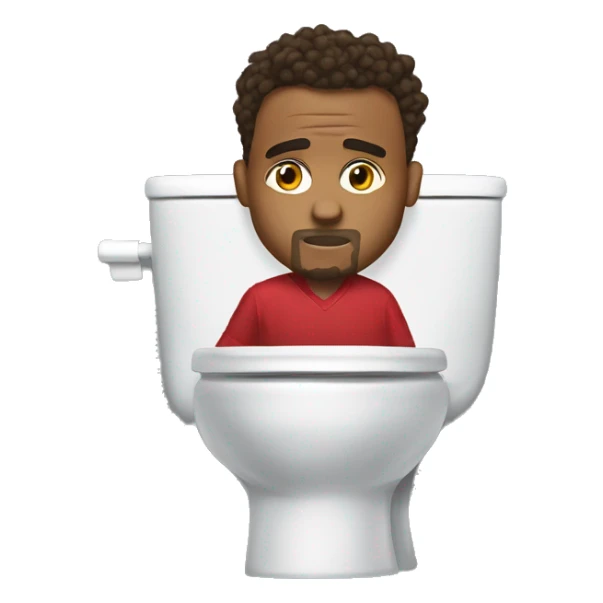 jalen hurts in a toilet sticker