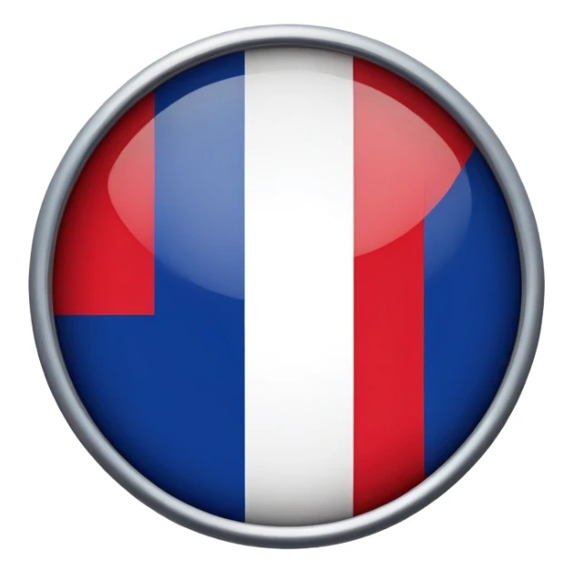 French flag with no entry sign overlaid, keep original flag intact sticker