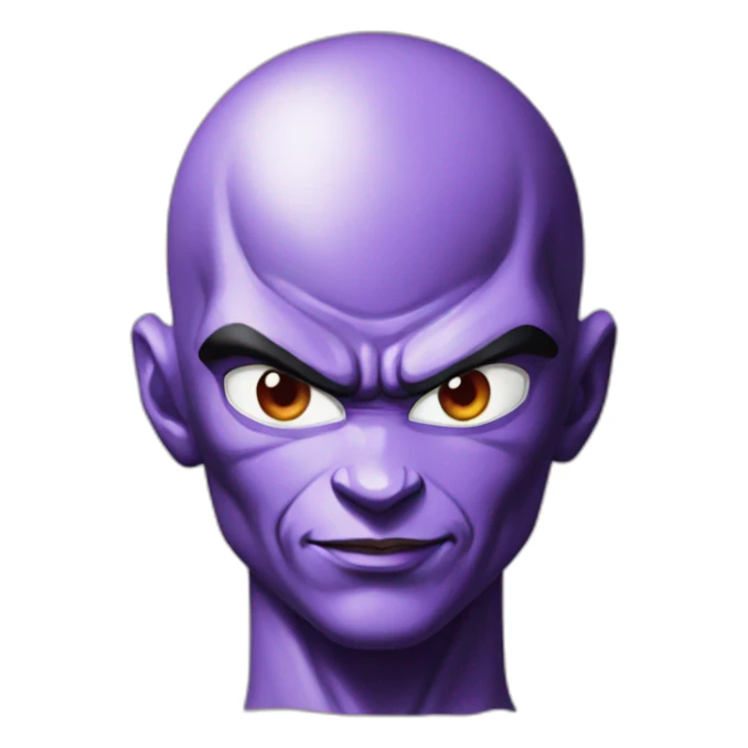 Black frieza from dragon ball sticker