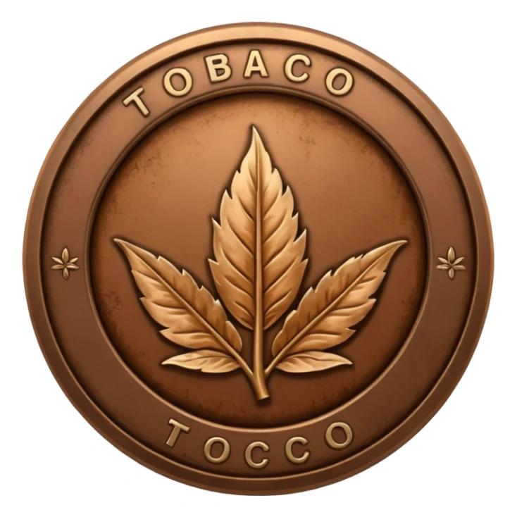  Badge of tobacco sticker
