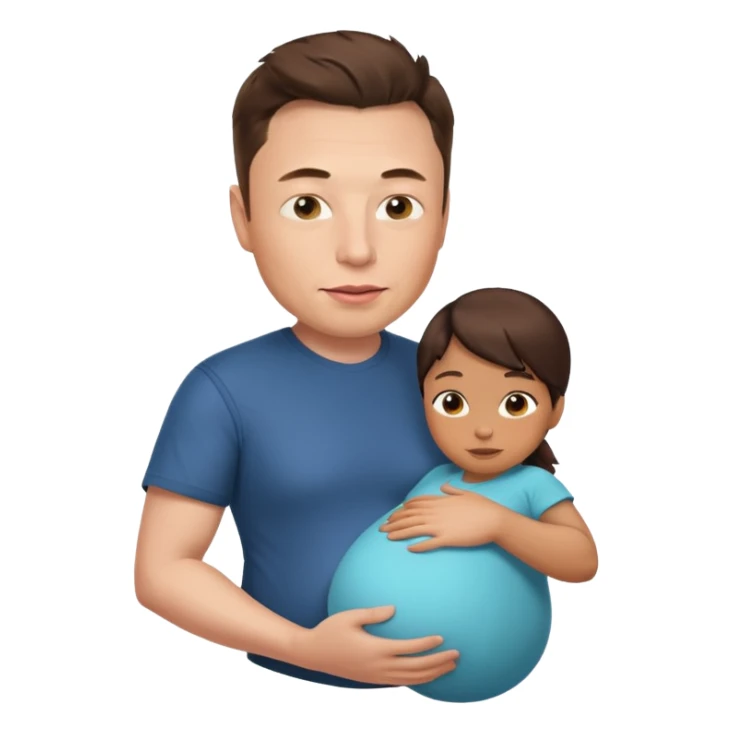 Elon musk pregnant sticker