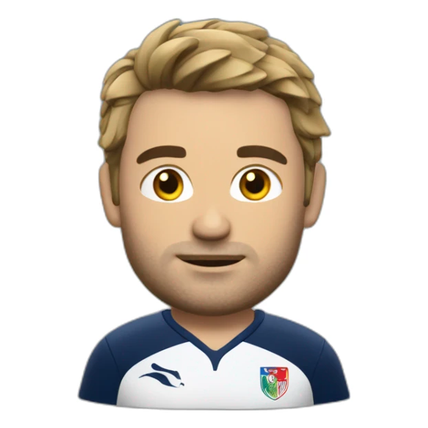 Antoine dupond rugby sticker