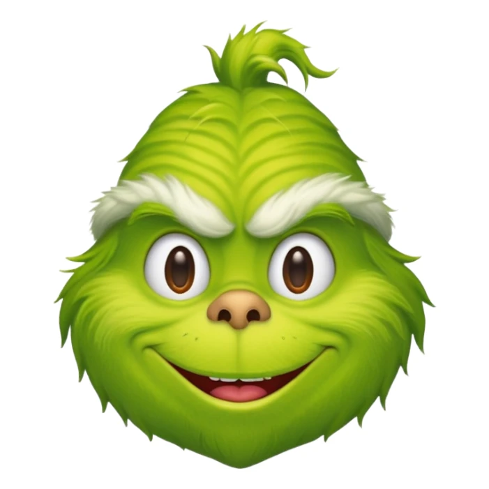 Un emoji de el Grinch sticker