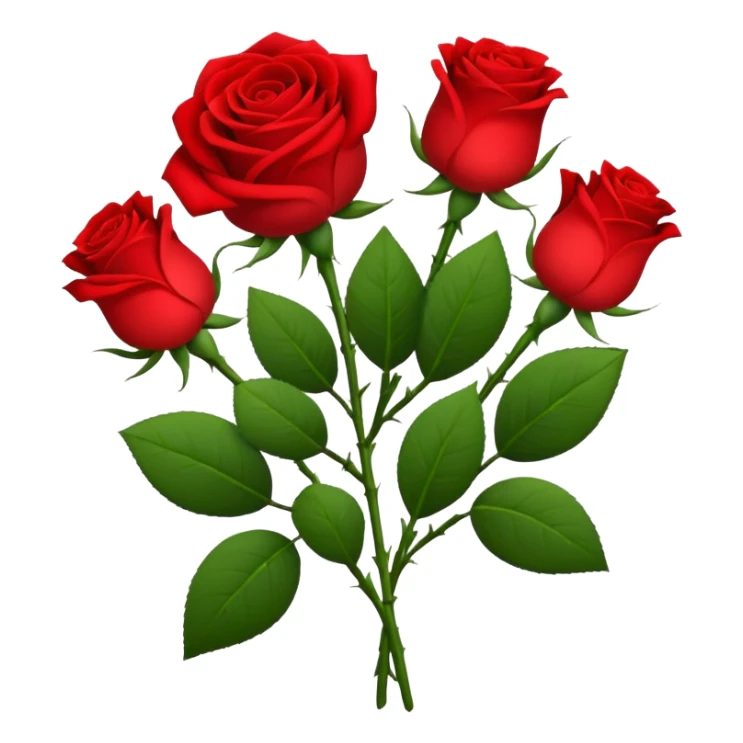 Bouquet of roses sticker