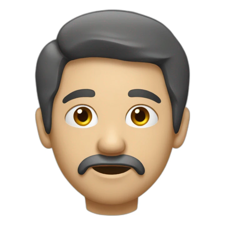 Personne qui pense à de la viande sticker