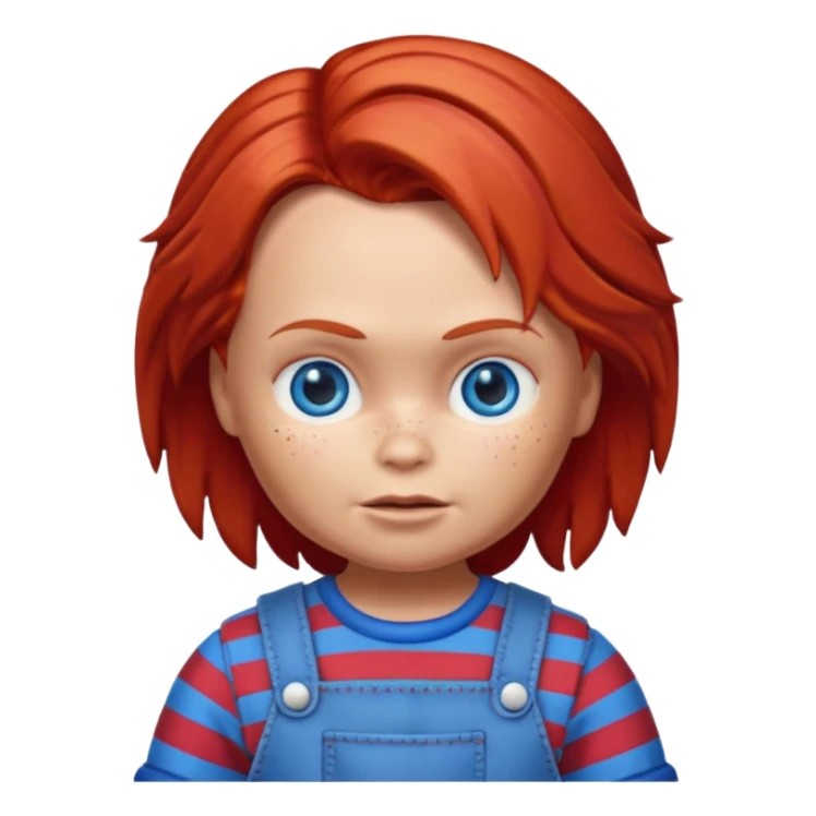 Un emojin de chuky sticker