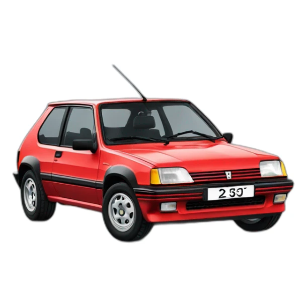 peugeot 205 gti sticker