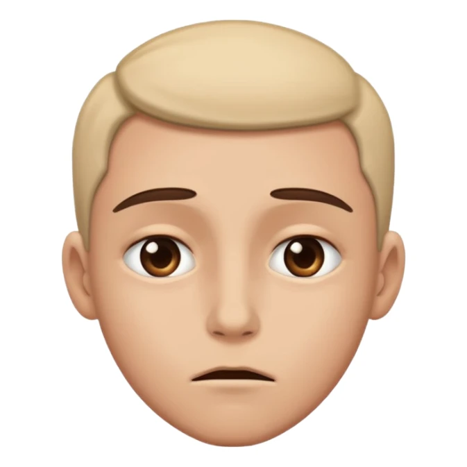 intense emotion or adoration, possibly a combination of sadness and overwhelming affection. sticker