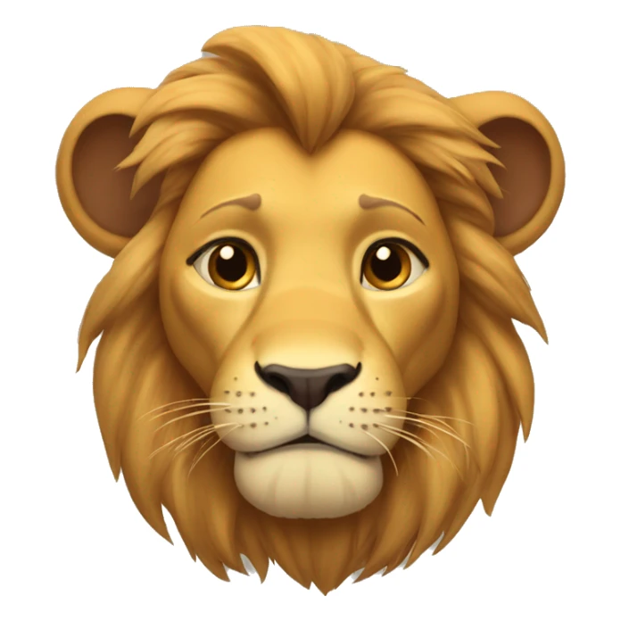 Simba from king of lions  sticker