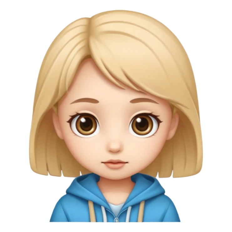 cute chibi cartoon, big eyes, soft shading, smooth gradients, clean outlines, high detail, sticker style sticker