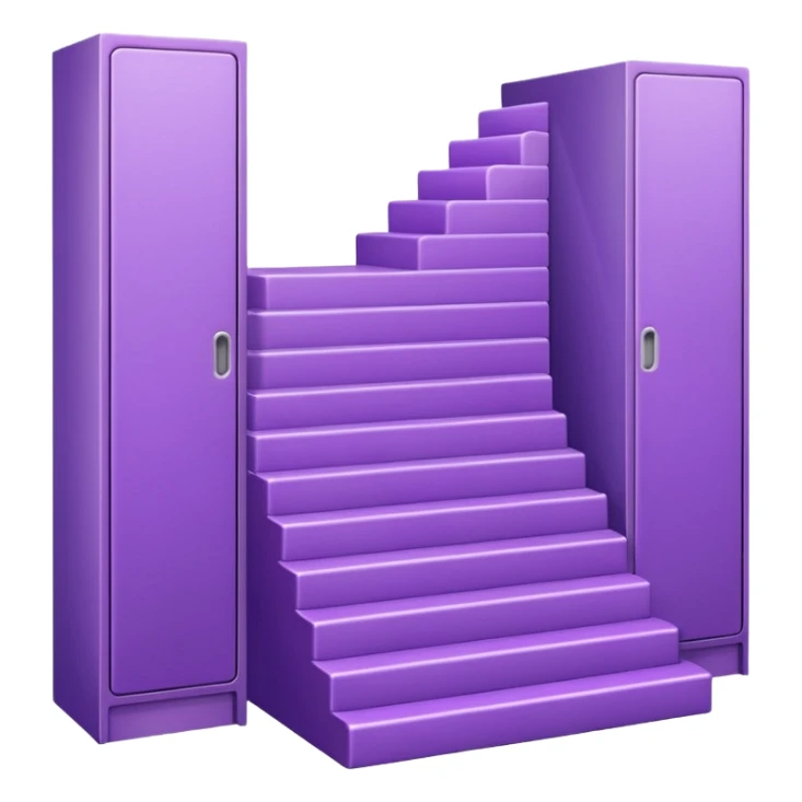 42-foot purple steps in floor map way to wardrobe sticker