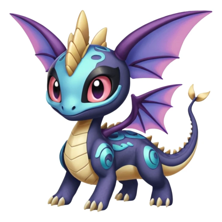 Meloetta-Cresselia-Palkia-Spyro-Toothless-Stitch-Fakémon-creature-hybrid sticker