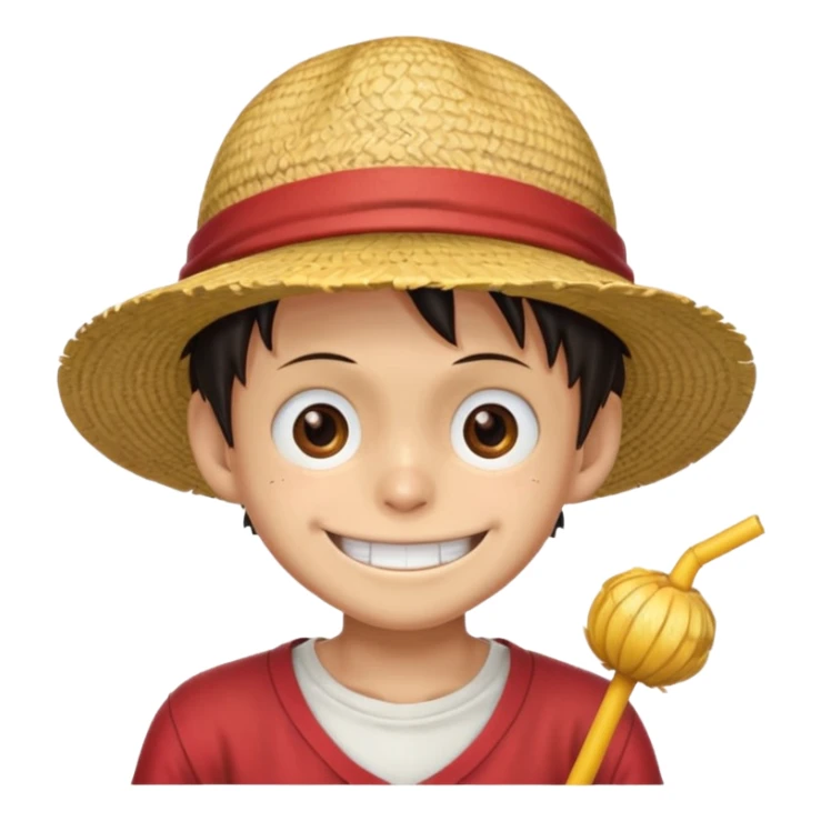 J’aimerais que tu me crées un emoji sur Monkeydi Luffy sticker