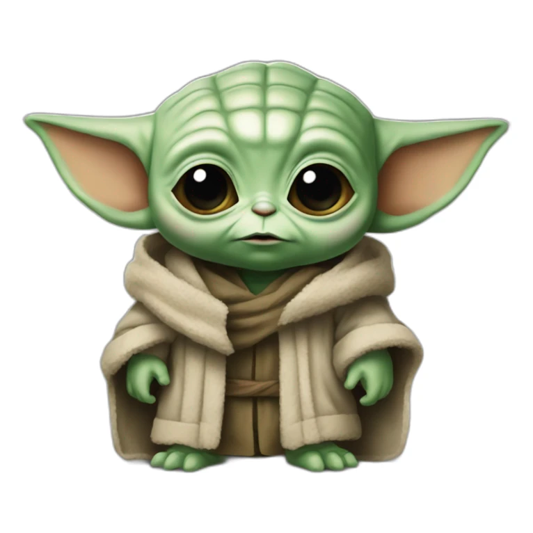 Baby yoda alias grigou sticker