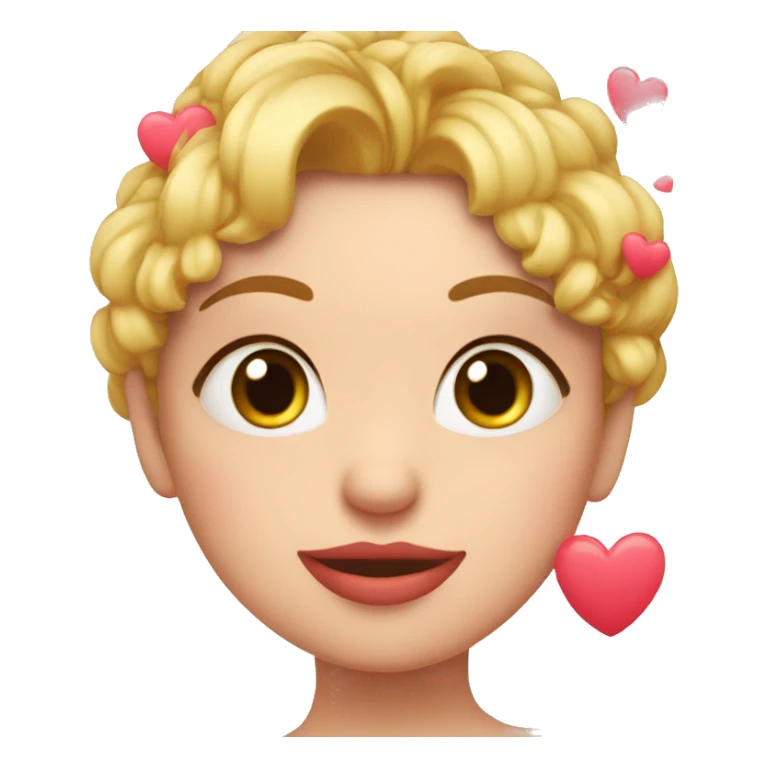 Una ranita gorda con corazones en los ojos sticker